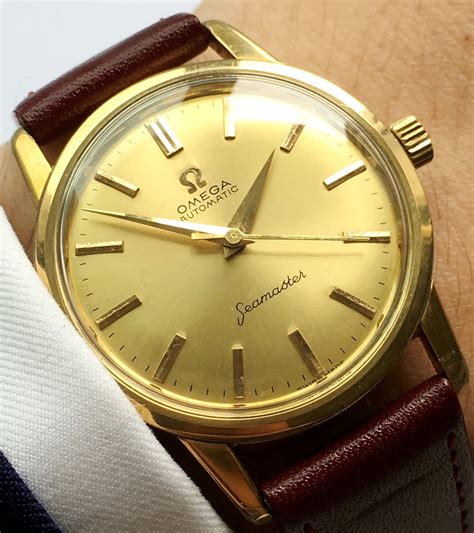 omega automatic seamaster gold dress|Omega Seamaster instructions.